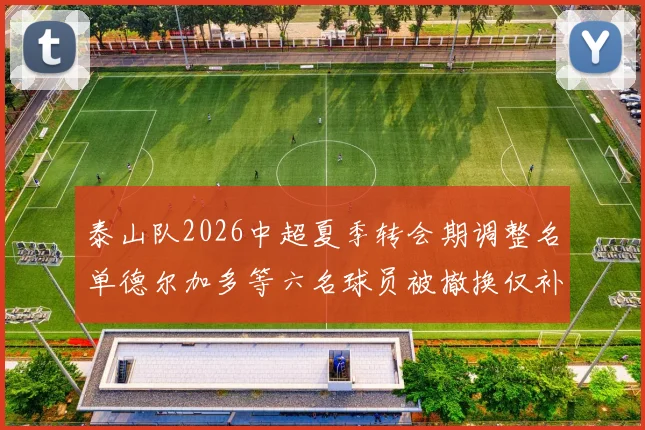泰山队2026中超夏季转会期调整名单德尔加多等六名球员被撤换仅补报郝富博